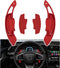 Red Sports Aluminum Steering Wheel Paddle Shifter Extension Cover trim interior Accessories for Honda Accord Civic Insight CR-V...