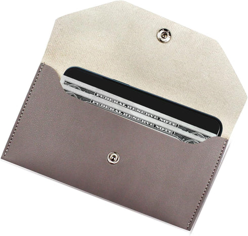 Cash Wallets for Women, Reusable Envelopes for Cash Leather Cash Envelope Wallet Men and Women Cash Wallet Envelope for Budgeting Cash Check Billi...