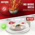 Flexzion 10 Inch Small Microwave Splatter Cover - BPA-Free Anti-Splatter Microwave Cover with Adjustable Steam Vent, Dishwasher Safe, Transparent ...