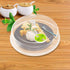 Set of 5 Microwave Plate Covers with Adjustable Steam Vents; Microwave Splatter Covers - Mixed Sizes for Large & Small Food Plates Bowls...