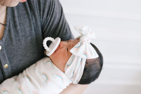 Copper Pearl Baby Bows: Stylish Headbands for Baby Girls, Premium Soft and Stretchy Baby Headbands, Perfect for Newborns, Trendy Designs - Daydrea...