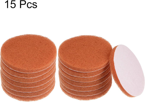 HARFINGTON 15pcs Drill Power Brush 4 Inch Tile Scrubber Scouring Pads 2000 Grit for Bathroom Kitchen Household Cleaning...