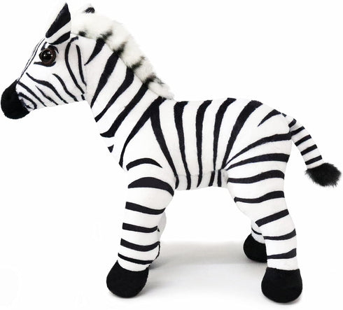 Ice King Bear Wild Animal Small Stuffed Animals Zoo Family Plush Toy (Zebra 7 Inches)...