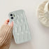Water Ripple Curly Wave Frame for iPhone 11 Case,Soft Slim Silicone Water Ripple Pattern iPhone 11 Phone Case, Gray...