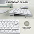 Bluetooth Keyboard and Mouse for Mac, OMOTON Ultra-Slim Keyboard and Mouse Combo, Wireless Keyboard and Mouse for MacOS, MacBook Pro/Air, iMac, Ma...