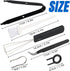 6 Pcs Keyboard Puller Set,Keyboard Remover Tools Kit Switch Puller Set Stainless Steel Keycap Remover Cleaner Tool Keycap Puller Kit with Keycap T...