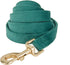 Soft Corduroy Fibric Dog Leash, 5 Feet Length Lead with Heavy Duty Rotating Hook, for Medium Large Dogs.(M,Green)...