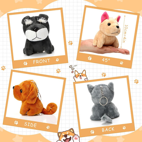 Sumind 9 Pcs Mini Plush Dog Stuffed Animals Bulk Dog Plush Party Favors Small Soft Plush Dog Toy for Goodie Bag Fillers Kids Baby Show Birthday Va...