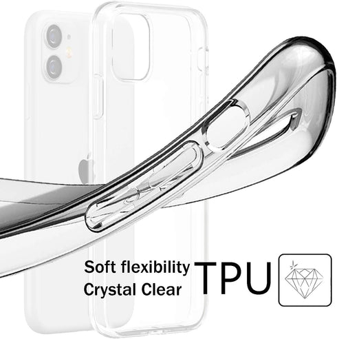 Compatible for iPhone 11 Case, Clear Crystal TPU Phone Cases Compatible with iPhone 11 6.1 Inch...