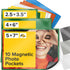 Magnetic Picture Frames for Refrigerator, Multicolor, Holds 2.5x3.5 inches photo, 10 pack, premium magnetic photo frame by X-Bet...