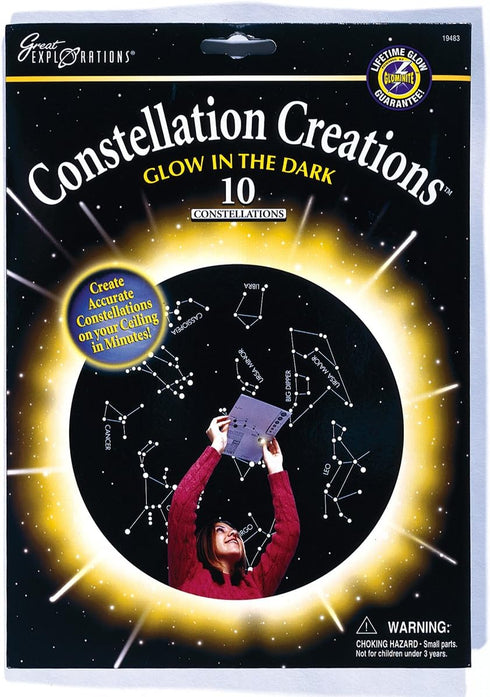 University Games Glow-in-The-Dark Constellations Creations 10/Pkg...