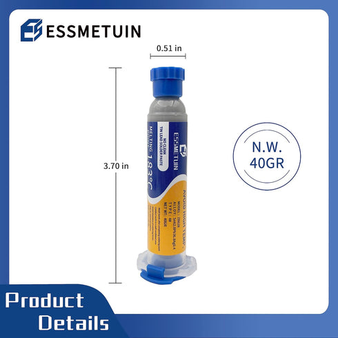 No Clean Solder Paste, Sliver Tin Soldering Paste For Electronic, PCB/Chip kit/IC/BGA/SMD Phone CPU Repairing...
