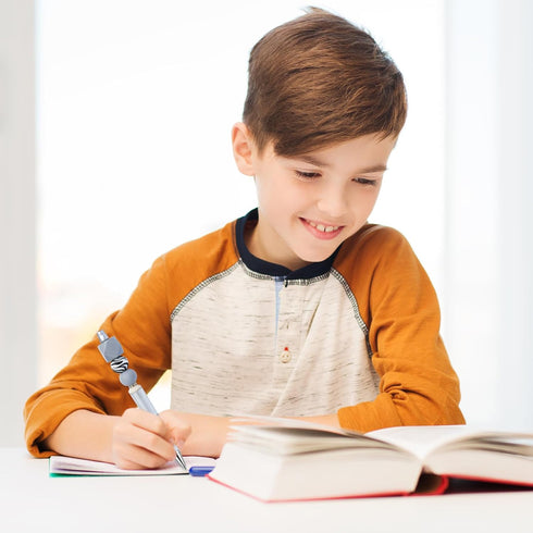 Whaline 24Pcs Beadable Pen Black Gold Silver Bead Ballpoint Pen Gel Ink Pen Retractable Writing Pens with Extra Refills for DIY Crafts Office Scho...