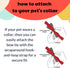 Huxley & Kent Bow Tie for Pets | Yard Birds (Small) | Velcro Bow Tie Collar Attachment | Fun Bow Ties for Dogs & Cats | Cute, Comfortable, and Dur...