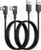 SUNGUY USB C Cable Right Angle 3FT, 2-Pack 90 Degree 3A USB 2.0 Fast Charging & Data Sync Cable Compatible with Samsung Galaxy S21 S20 S10 Plus, N...