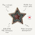 mushie Nesting Stars Toy 10pcs | Made in Denmark (Original) 10 Months+...