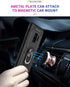 Androgate for Samsung Galaxy S9 Case with HD Screen Protectors, Military-Grade Metal Ring Holder Kickstand 15ft Drop Tested Shockproof Cover Case ...