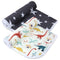 2Pcs Diaper Changing Pads for Baby, Dinosaur Change Mat, 3Layers Waterproof Change Pad Foldable Absorbent Mats for Women, Reusable Incontinence Un...