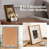 4 Pcs Aluminium Alloy Picture Frame Easel Back Photo Frame Easel Stand with Screws and Screwdriver...