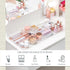 STORi SimpleSort 6-Piece Stackable Clear Drawer Organizer Set | 9" x 3" x 2" Rectangle Trays | Narrow Makeup Vanity Storage Bins and Office Desk D...