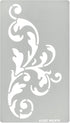 Aleks Melnyk No.349 Metal Stencil, Swirls, Ornaments, Flowers Vine, Patterns, Border, Small Stencil, 1 PC, Template for Wood Burning, Engraving, C...