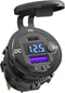 12V USB Outlet Qidoe 38W Dual USB Quick Charge 3.0 with Voltmeter Switch Aluminum Car Charger for Marine Car Truck Motorcycle Boat......