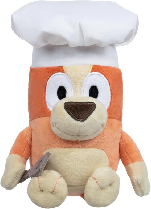 Bluey Friends Plush Soft Toy | Chef Bingo with Chef Hat and Spatula...