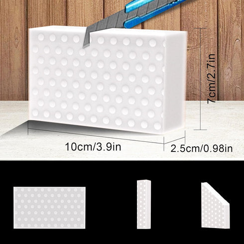 12 Pack 2.5 x Density Magic Erasers Cleaning Sponge Multi-Functional Melamine Sponges Foam Pad, Non-Scratch Scrub Sponge Household Cleaning Dish S...