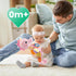 Baby Toys Musical Seahorse,Infant Stuffed Animal Toys with Crinkle and Rattles,Soft Sensory Toys with Textures for Tummy Time Newborn Boys Girls 0...
