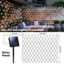 echosari Solar Net Lights Outdoor, 100 LED 5Ft x 5Ft Bush Net Light Outdoor Mesh Lights Auto On/Off 8 Modes for Tree Fence Wall Roof Backyard Bush...