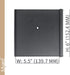 6x6x6 Inches Post Protector with Screws, Inner Size 5.5"x5.5", Protect Mailbox, Deck & Fence Posts from Damage to Lawn Maintenance Equipment, Fit ...