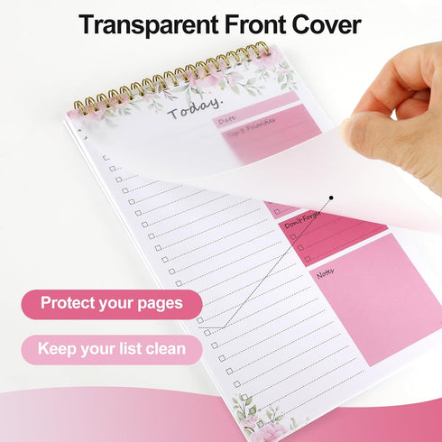 To Do List notepad - To Do List Notebook for Work with 52 Sheets, Undated Daily Planner Perfect for Daily Tasks and Goal Setting, To Do List Notep...