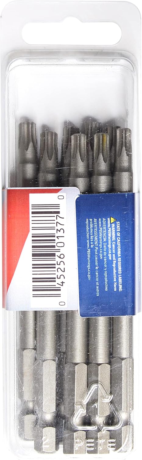Mayhew Tools 19338-8 USA Torx Power Bit, T27 x 3.5", 8-Pack...