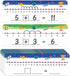 32 Packs Numbers Line Dry Erase Board Cards, 4"x12" Double Sided Numbers Line Dry Erase Board, 0-10 on one Side and 0-20 on The Other Side; Classr...