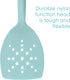 Rachael Ray Tools and Gadgets Spoon, Slotted and Solid Turners Set/ Cooking Utensils - 3 Piece, Light Blue...