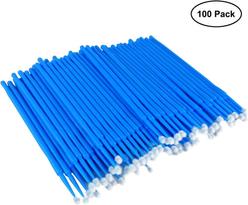 ATLIN Touch Up Paint Brushes, 100 Pack of 2.5mm Disposable Micro Applicators for Automotive Paint Chip Repair...