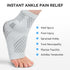 INDEEMAX 2 Pack Ankle Brace for Sprained Ankle, Arch Support Compression Sleeve Socks for Women & Men, Achilles Tendonitis Brace Wraps for Plantar...