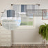 VHC Brands Sawyer Mill Blue Patchwork Farmhouse Kitchen Window Cotton Curtain Valance 19x60...