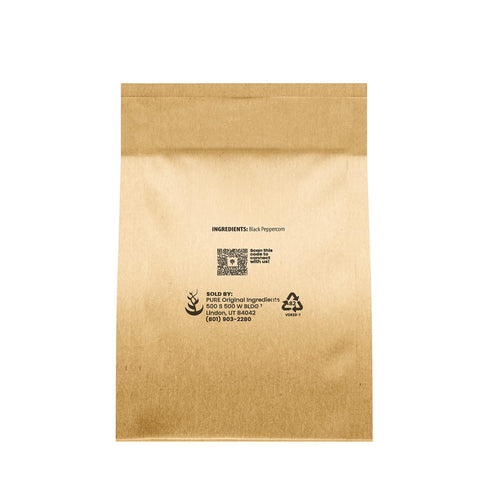 Pure Original Ingredients Black Peppercorns (8 oz), Seasoning, Flavoring Agent, Eco-Friendly Packaging...