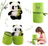 Emoin Panda Stuffed Animals Panda Bamboo Plush Toy 11.8 Inch Bamboo Tube Panda Pillow Stuffed Panda Bear Plushies Panda Doll Gifts for Boys Girls...