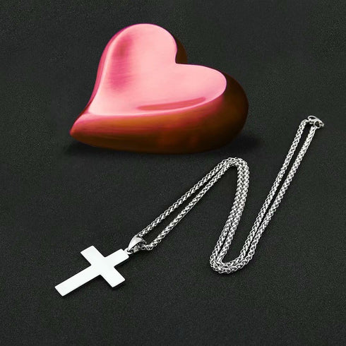 Cool Design LGBT Splatter Rainbow Flag Zinc Alloy Religious Cross Pendant Necklace...