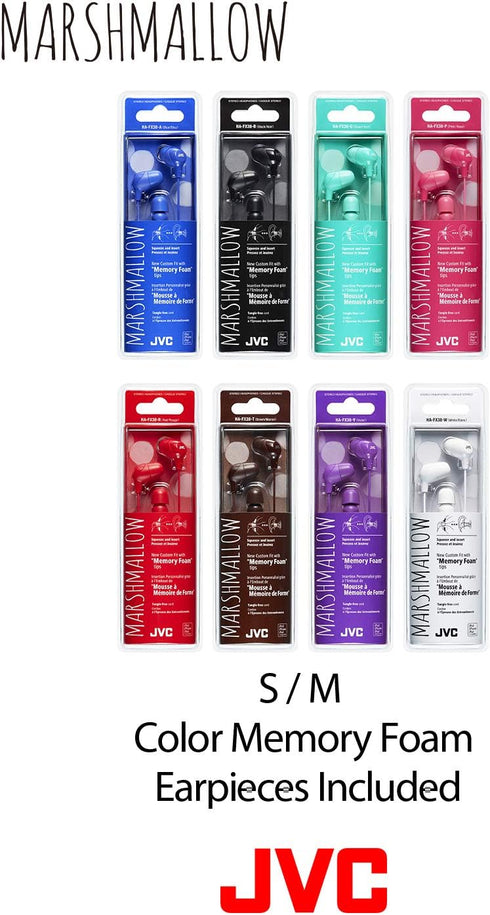 JVC Marshmallow Memory Foam Earbud White (HAFX38W)......