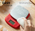 NUTRI FIT Ultra Slim Food Scale Digital Kitchen 1g Increment Measure in lb oz ml High Precision Weight in Grams and oz for Coffee Making, Meal Pre...