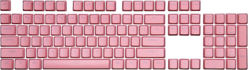 Cooler Master PBT Doubleshot Backlit Keycap Upgrade Set Sakura Pink for Mechanical Keyboards, Compatible with Standard US 104 Layout Keyboards (KC...