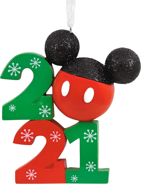 Hallmark Disney Mickey Icon 2021 Christmas Ornament, Multicolor...