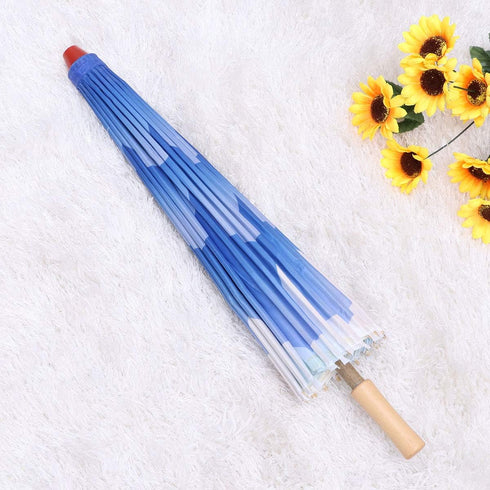 SUPVOX Oil Paper Umbrella Sunshade Umbrella Parasol Flower Paper Umbrella Handmade Paper Umbrella Photography Prop Sun Umbrella for Walking Oilpap...