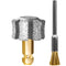 Faster Cooling Pet Nail Grinder Wheel Sawtooth Head, Anti-Clogging Diamond Dog Nail Grinding Bit with Steel Brush Compatible with Casfuy & Many Br...