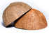 Natural Coconut Bowl Halves Coconut Shell for handicraft or pet feeder and candle maker and Christmas and Halloween decorations (2, with fiber)...