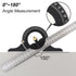 12" Combination Square Stainless steel Adjustable Sliding Ruler & Protractor Level Measure Measuring Set 4-Piece Carpentry Tools Carpenter Square,...