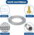 Stainless Steel Refrigerator Water Line - 10 FT PEX Inner Hose Ice Maker Water line,Food Grade Fridge Water Hose with 1/4 Inch Compression Connect...